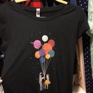 Black t shirt - fits like women’s medium